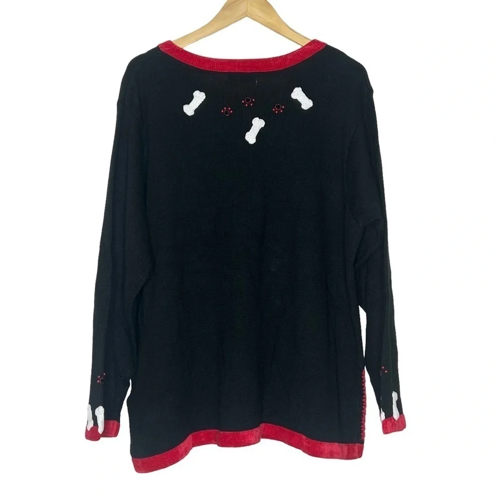 Quacker Factory Novelty Dog Cardigan
